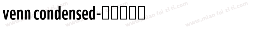venn condensed字体转换